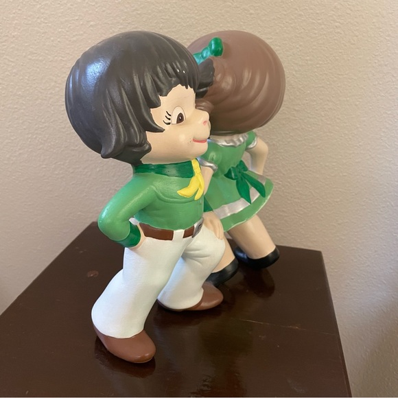 Vintage Ceramic Square Dancing Couple - Picture 2 of 5